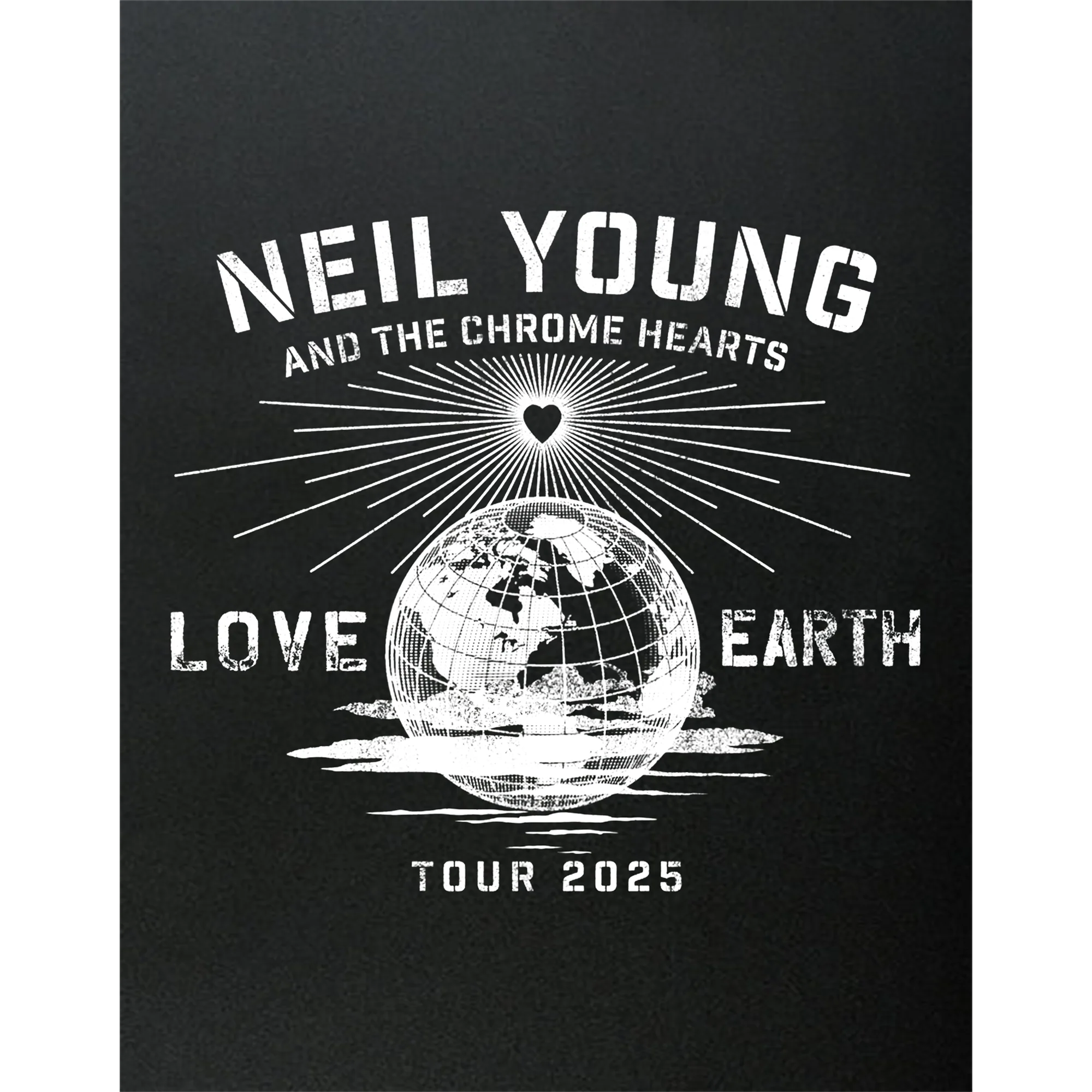 2025 Love Earth Tour Globe Print