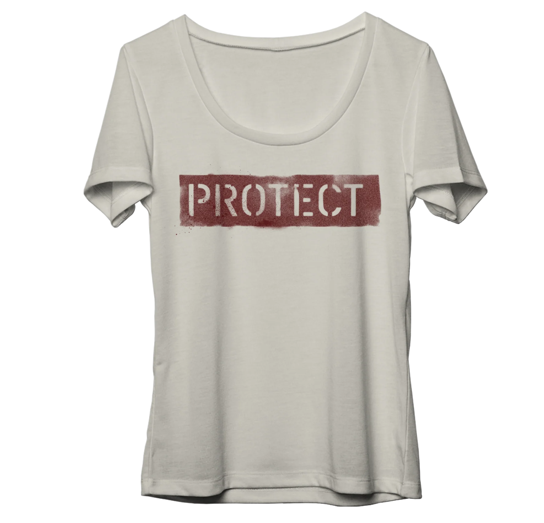 Protect Juniors Scoop Neck T-Shirt