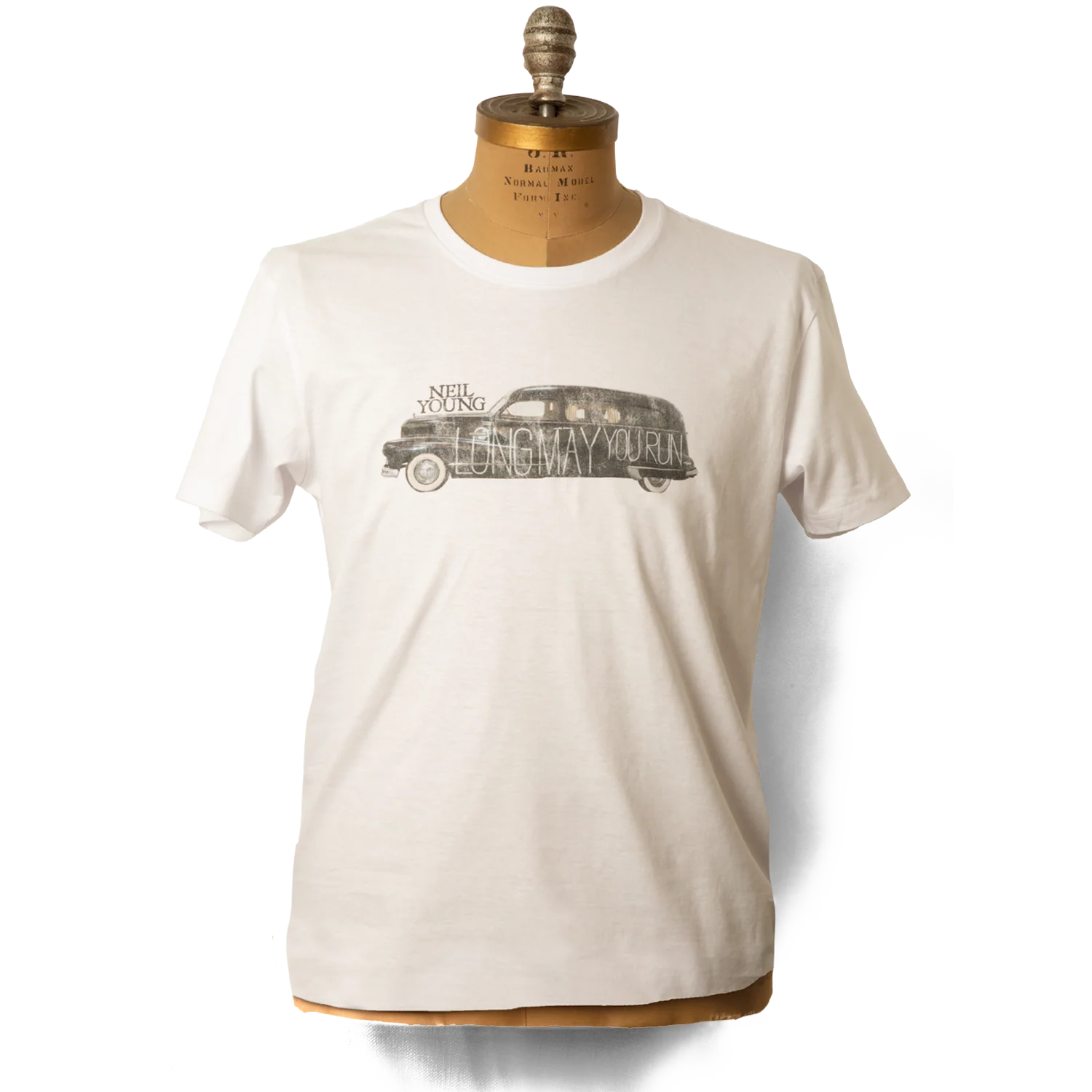 Soft Organic Long May You Run Men's White T-Shirt