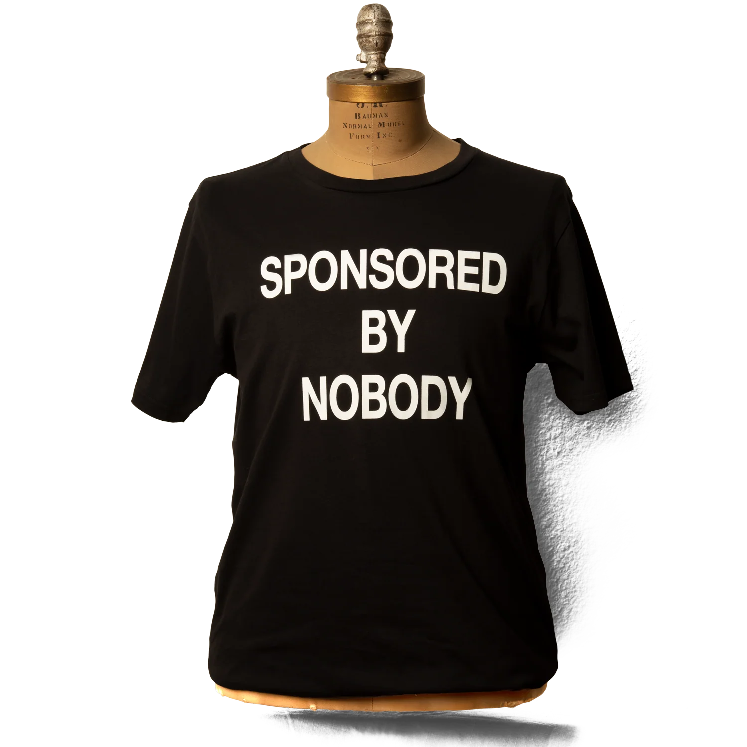 Soft Organic Sponsored by Nobody Black Men's Tshirt